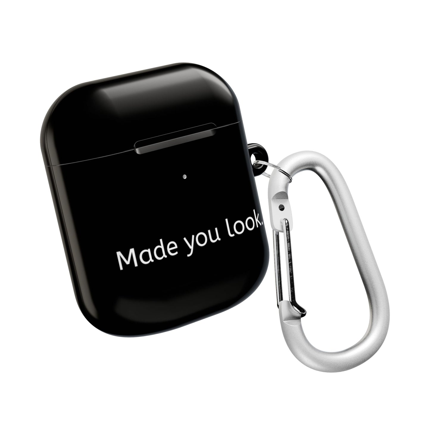 Made you look. AirPod Case Schwarz