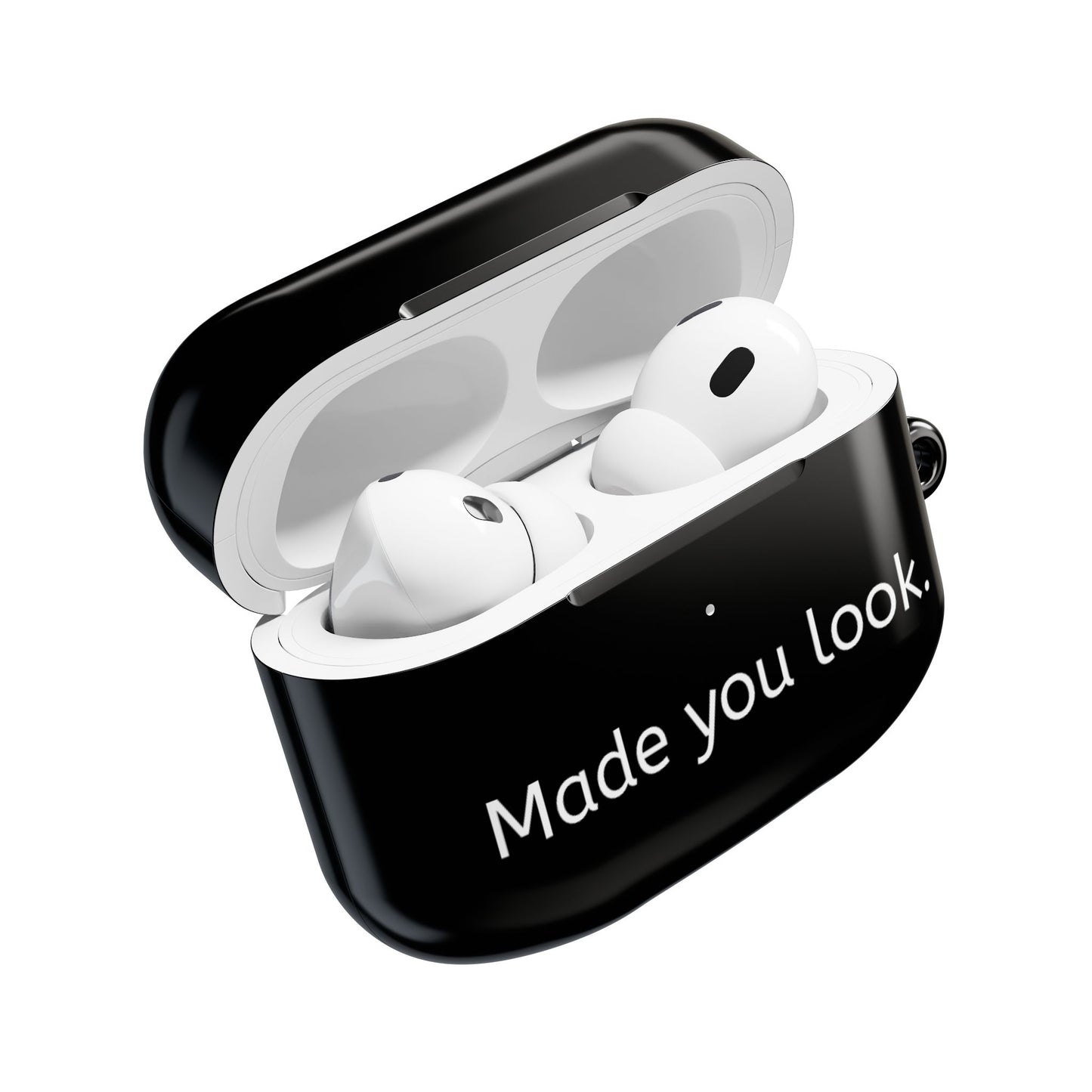 Made you look. AirPod Case Schwarz