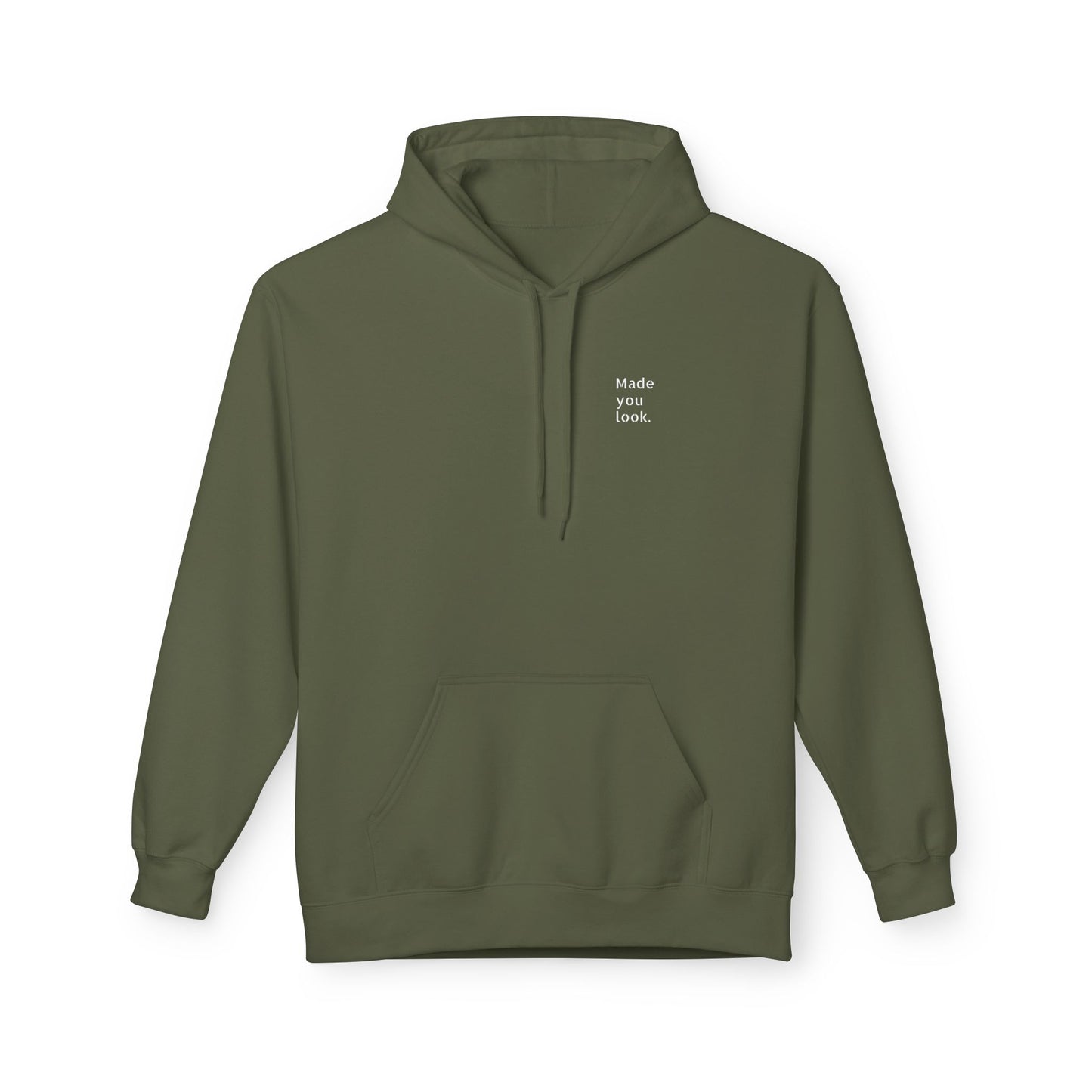 Made you look. Hoodie Unisex, 7 Farben