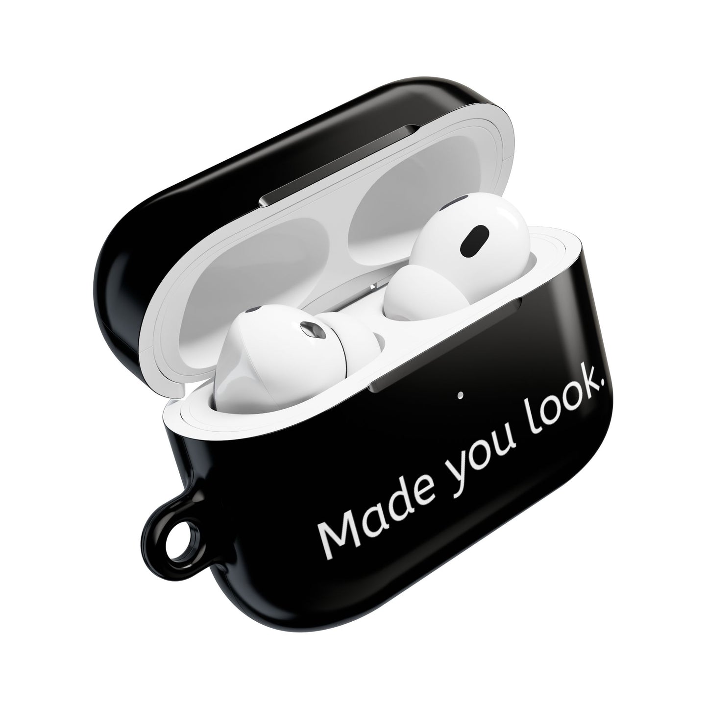 Made you look. AirPod Case Schwarz
