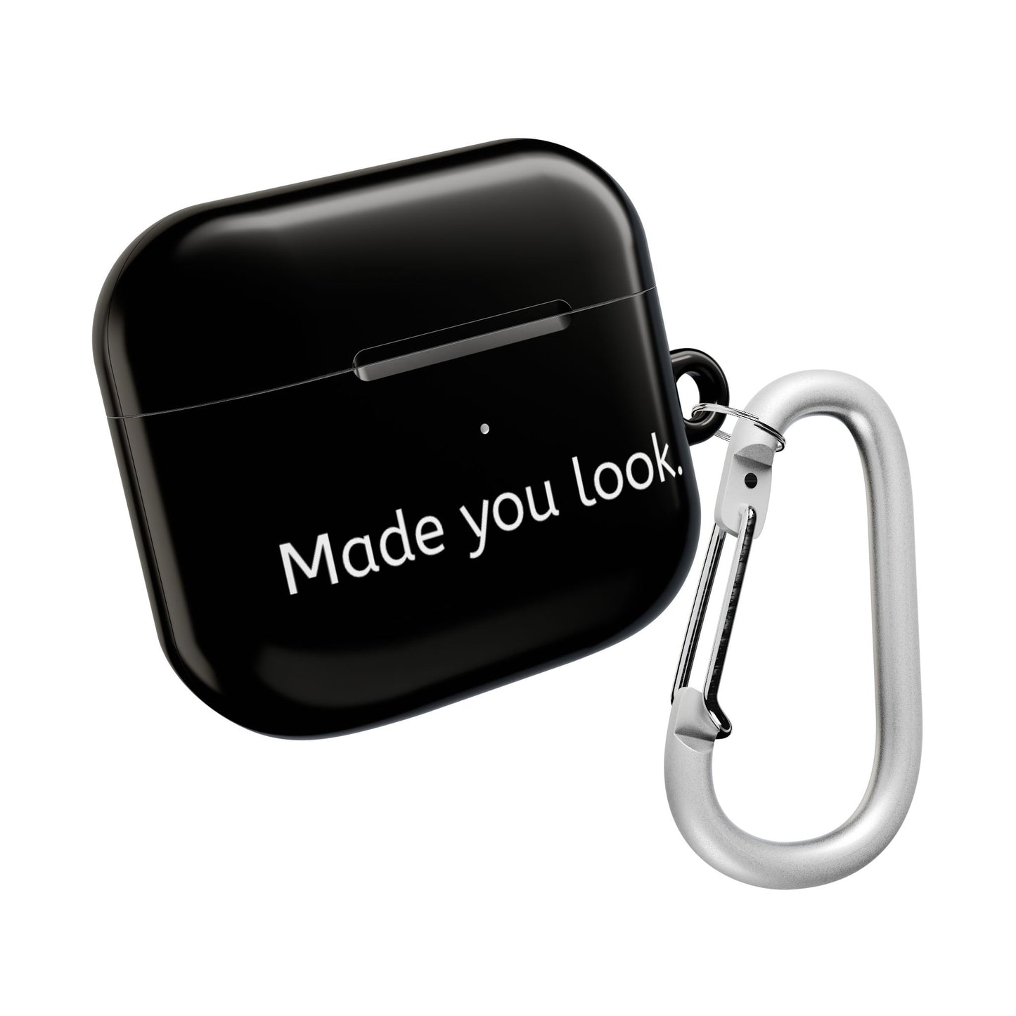 Made you look. AirPod Case Schwarz