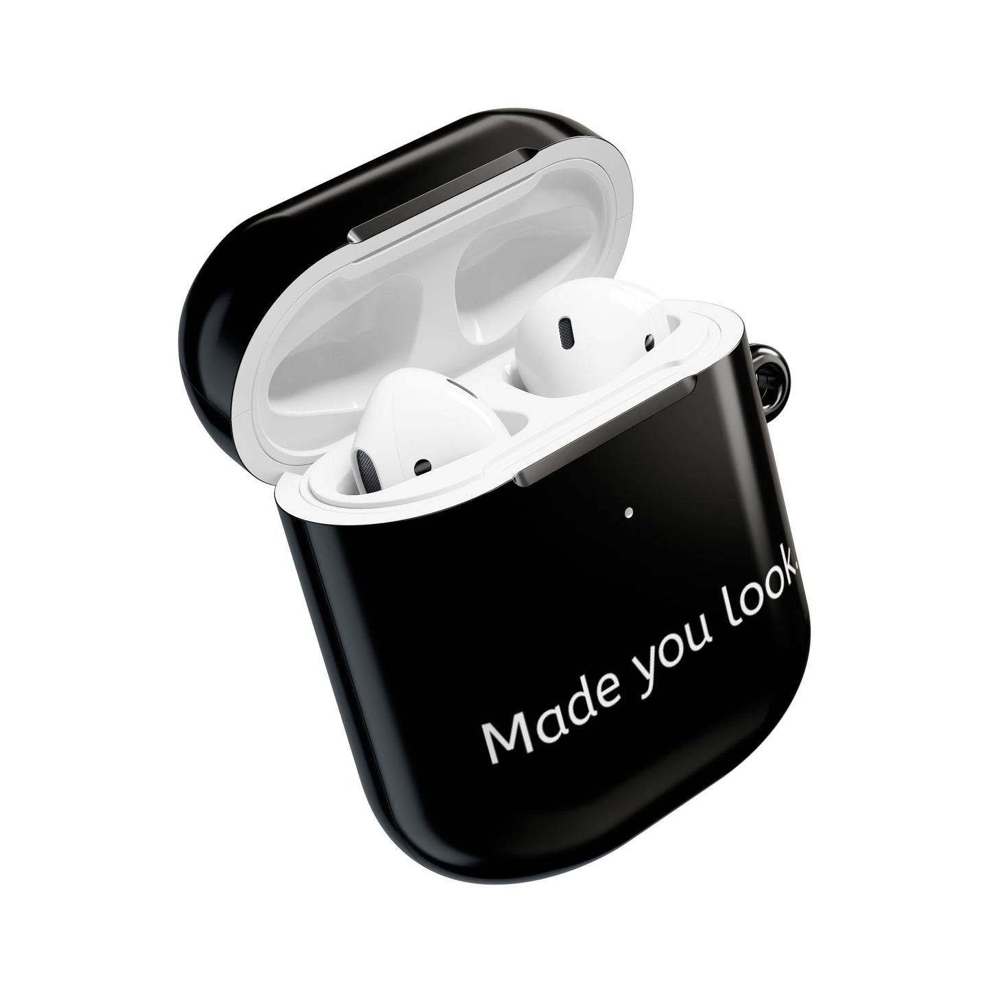 Made you look. AirPod Case Schwarz