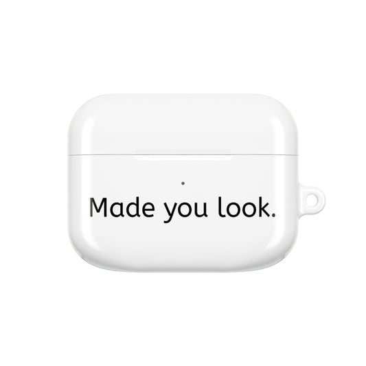 Made you look.  AirPod Case Weiß
