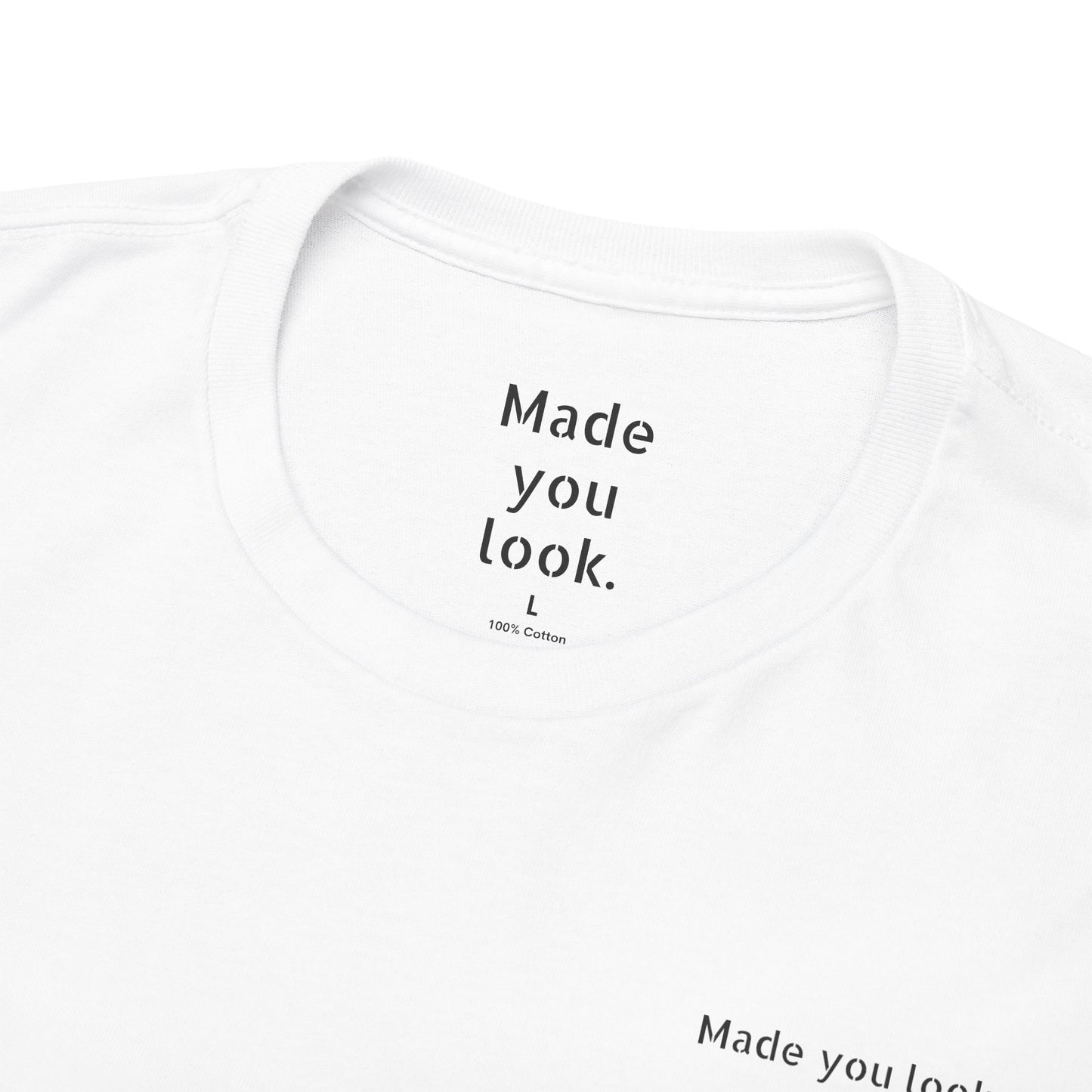 Made You Look. X Parzyboyz Tshirt unisex, Logo gedruckt, 4 Farben
