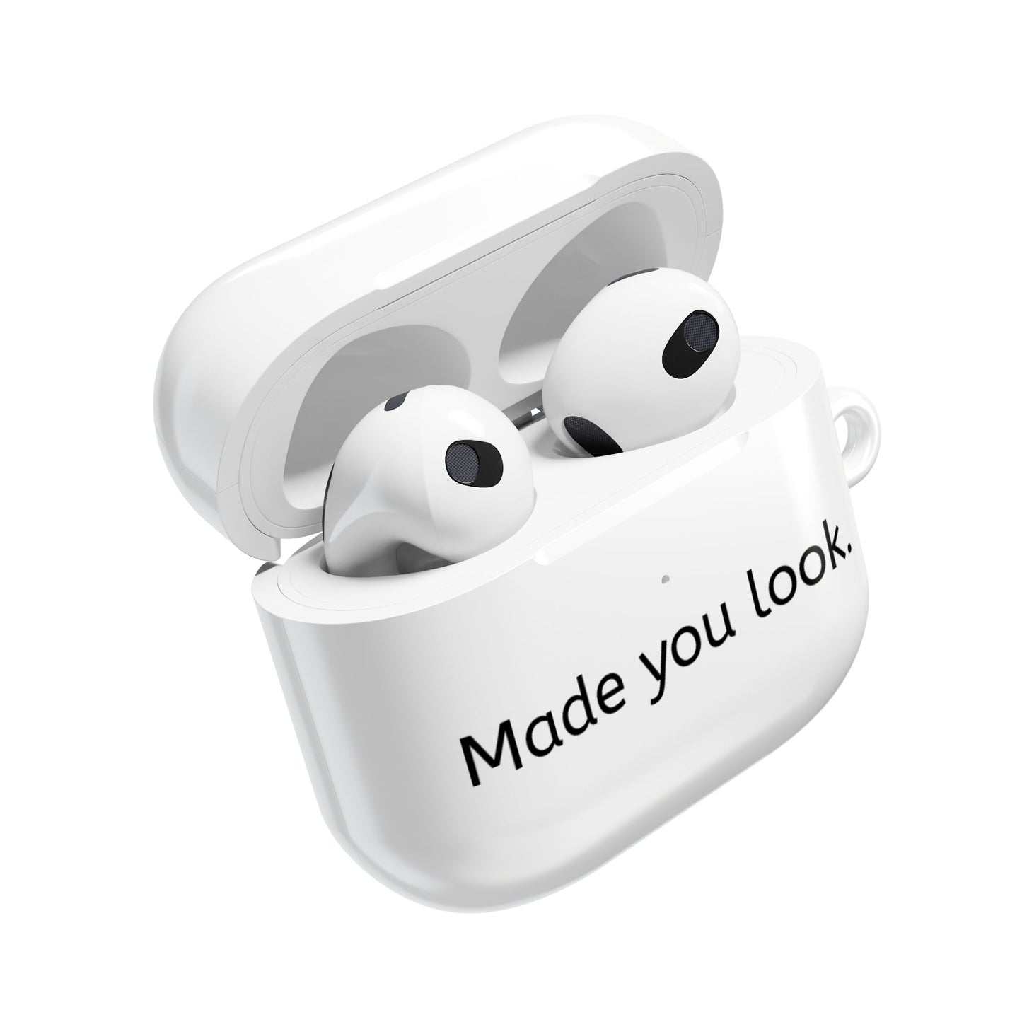 Made you look.  AirPod Case Weiß