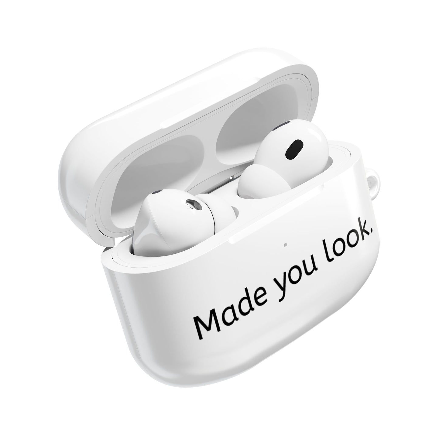 Made you look.  AirPod Case Weiß
