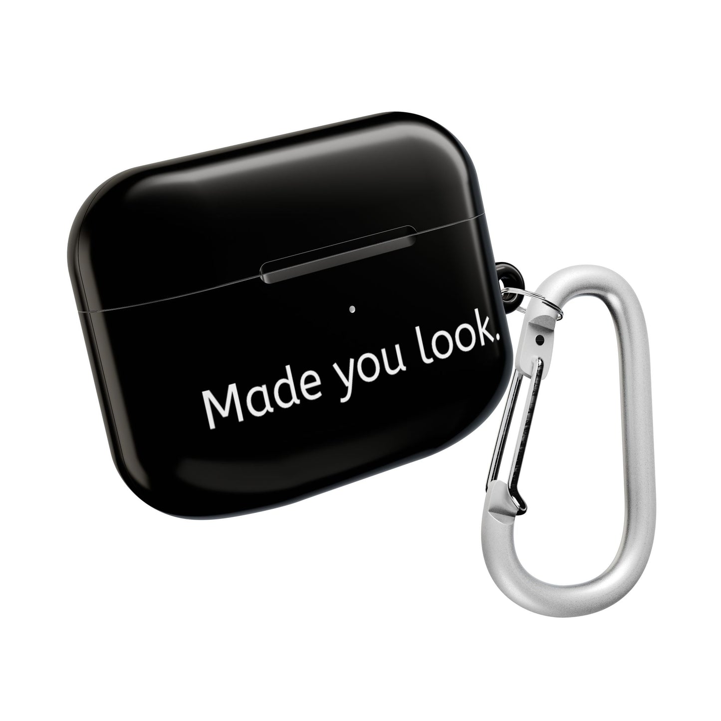 Made you look. AirPod Case Schwarz